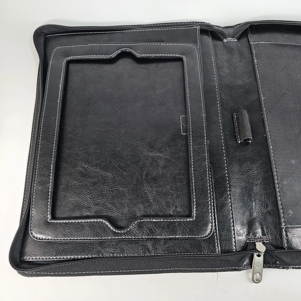 Samsonite Ipad Portfolio Folder Organizer Planner Notepad Pad Folio Zip Around